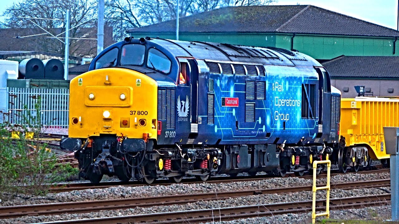 Trains at Derby Station - 21/03/24 (Incl: Class 37s, 47 & 69)