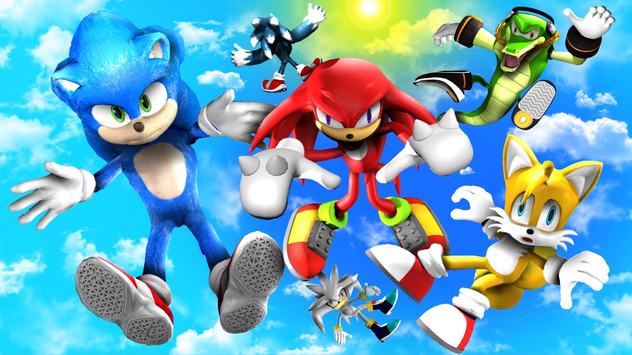 GMOD • Sonic Impressive Ragdolls • part 4 (Jumps, Ramps)