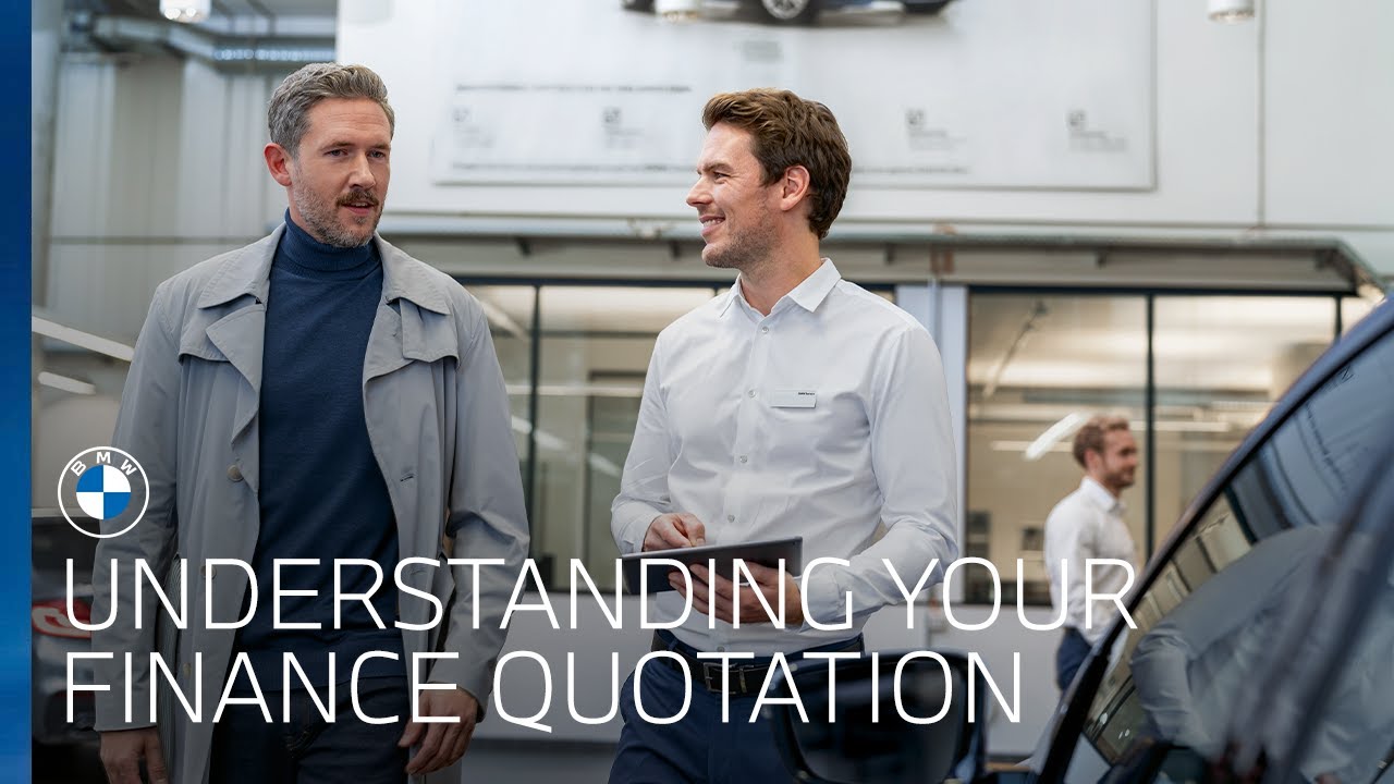 Understanding Your Finance Quotation | BMW Financial Services UK