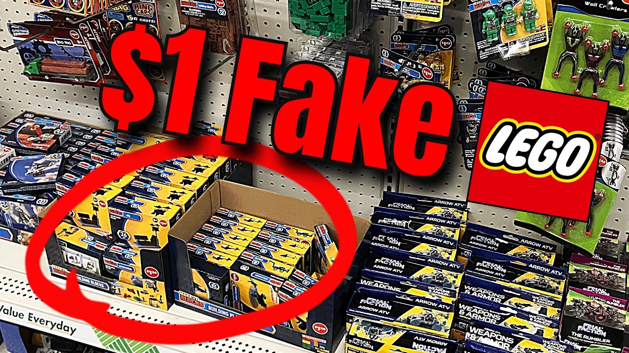 Buying MORE $1 FAKE LEGO From the DOLLAR STORE!