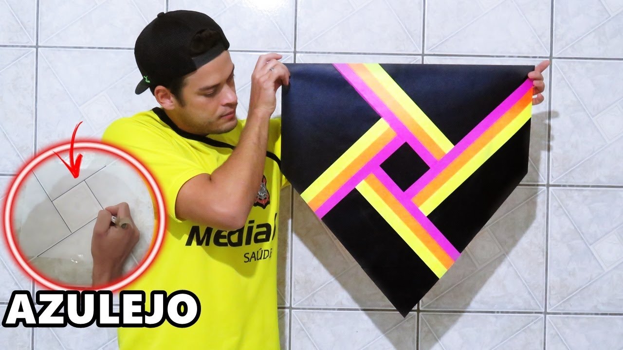 INCRÍVEL!! COMO FAZER UM PAPEL TOP PARA SUAS PIPAS COM BASE NO DESENHO DO AZULEJO DA COZINHA