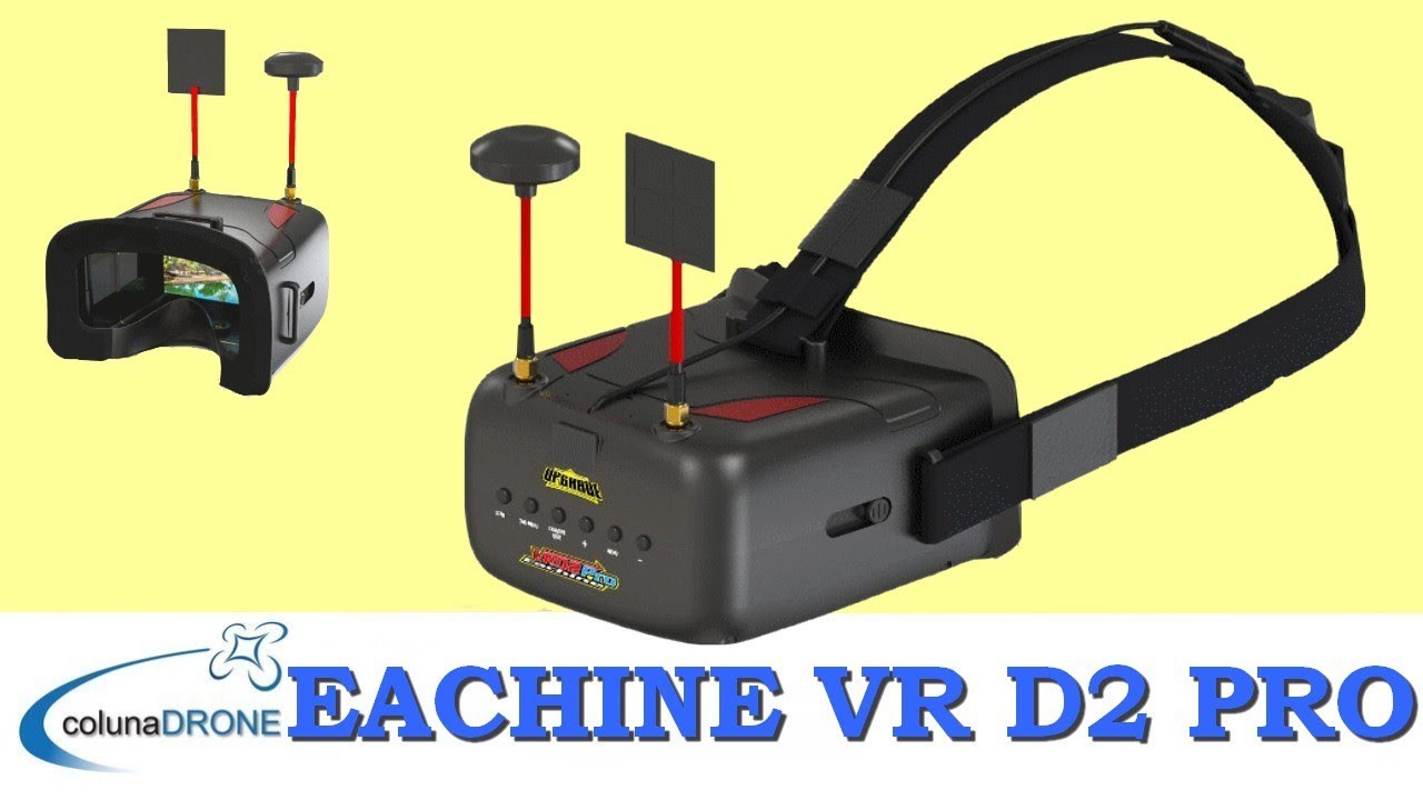 Eachine VR D2 PRO 5 - Óculos para FPV com DVR e Diversity | colunaDRONE