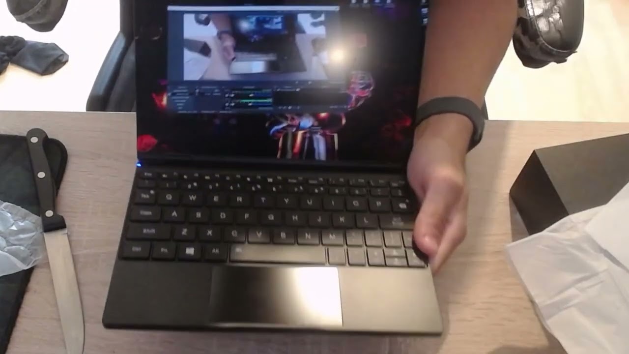 Unboxing & my setup for a tiny laptop - ONE NETBOOK ONEMIX 4 / 4S