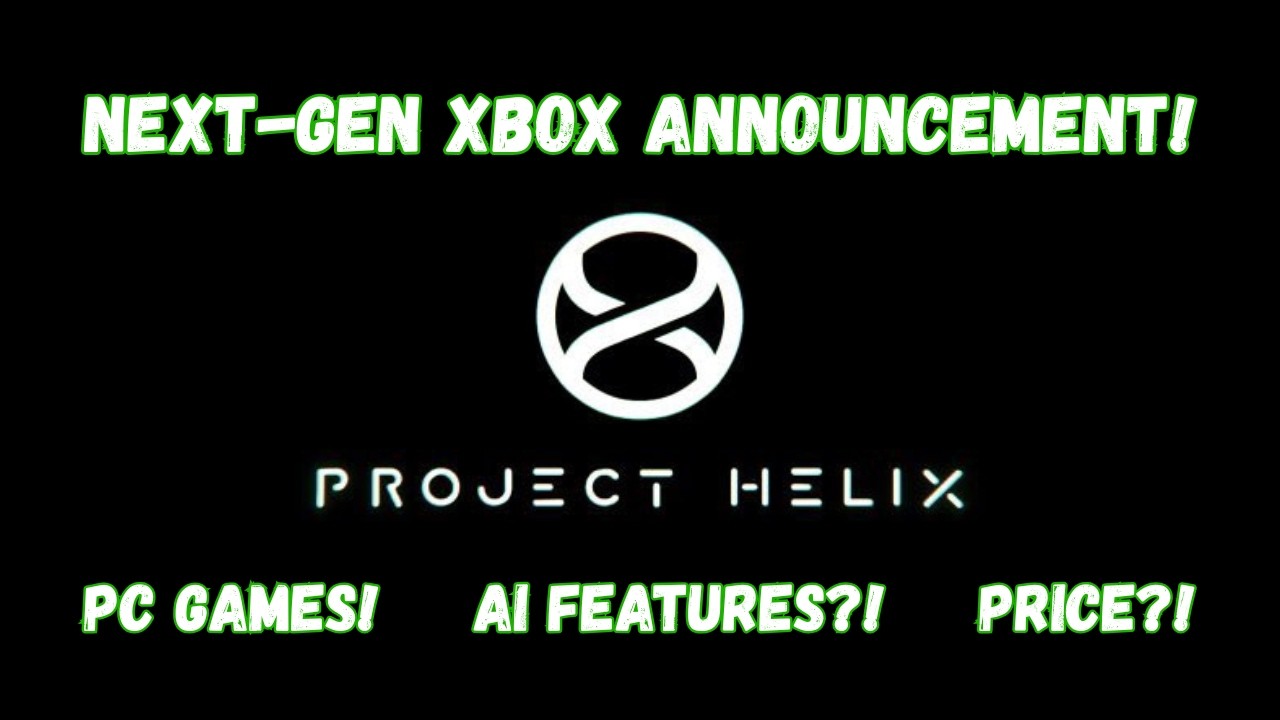 Анонс и информация о проекте Project Helix для Xbox следующего поколения!
