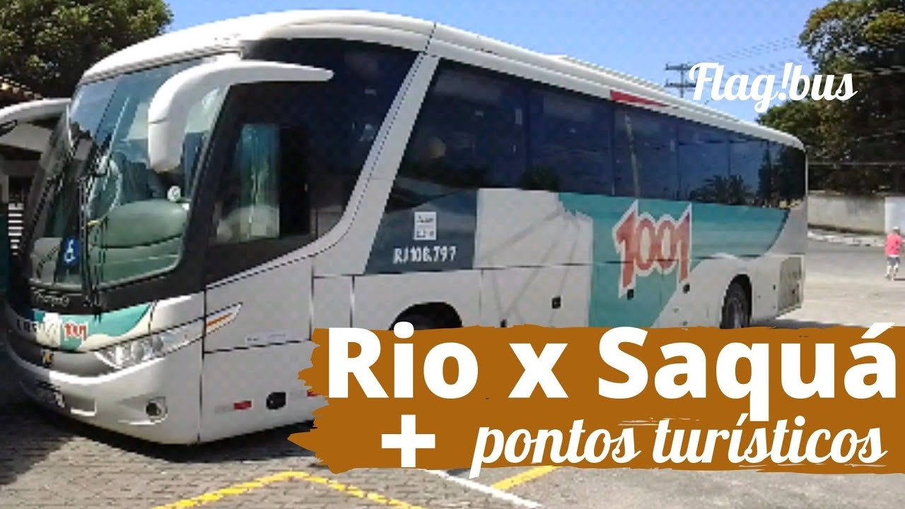 Flagrando Viagem.  Rio x Saquarema Auto Viação 1001 + pontos turísticos!