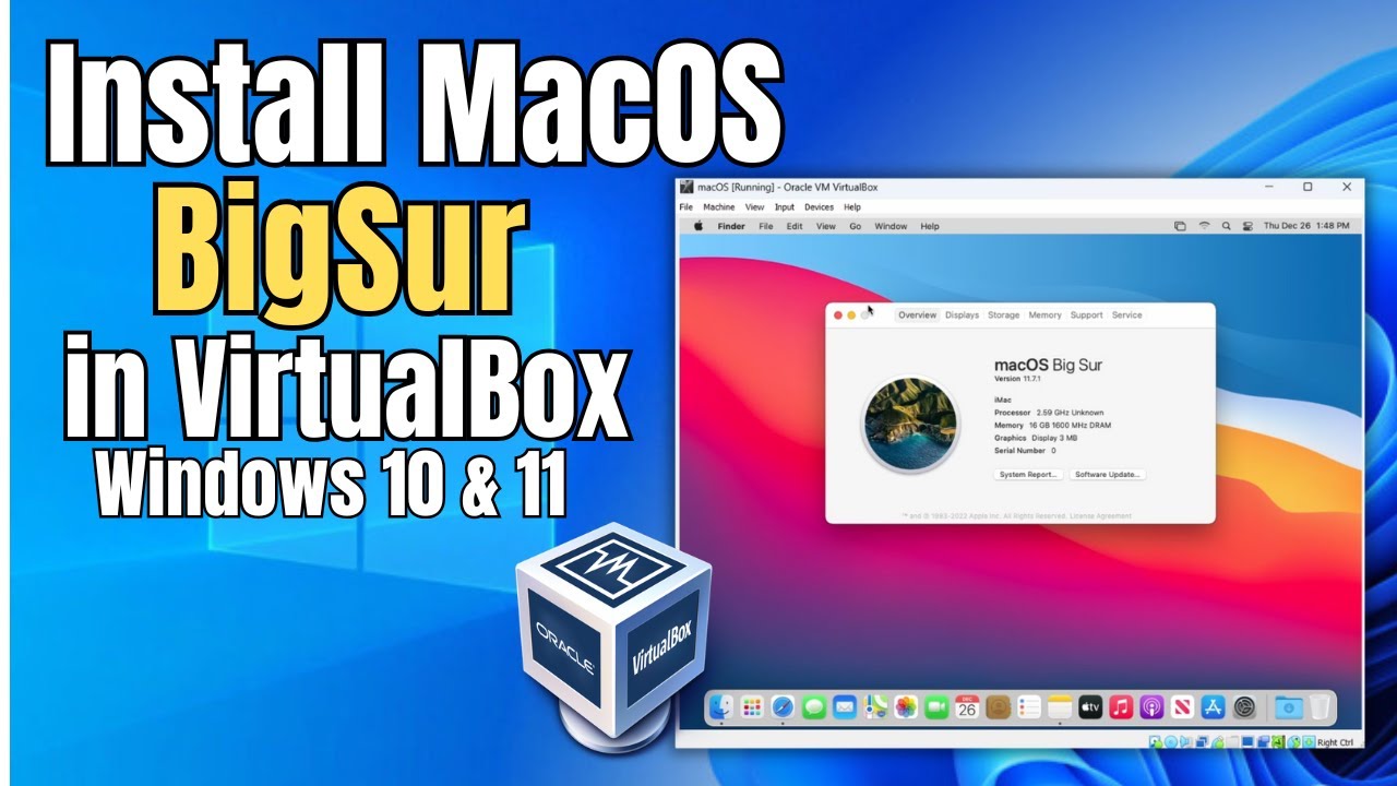 How to Install MacOS Big Sur on Windows VirtualBox (Step-by-Step Guide)