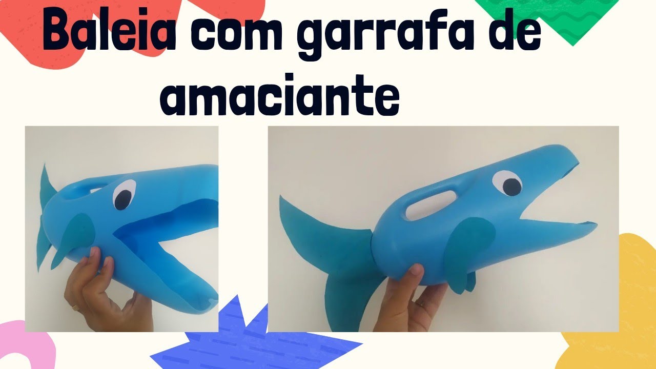 Faça você mesmo: Baleia para contação de história!