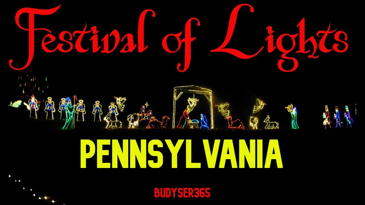 Festival of lights at Stone Hedge Golf Course in Pennsylvania
