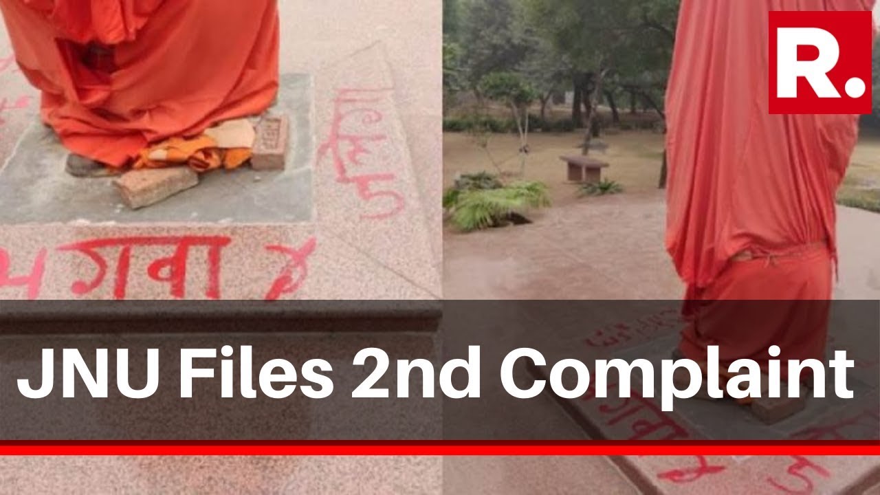 JNU Files 2nd Complaint Over Swami Vivekananda Statue Vandalism