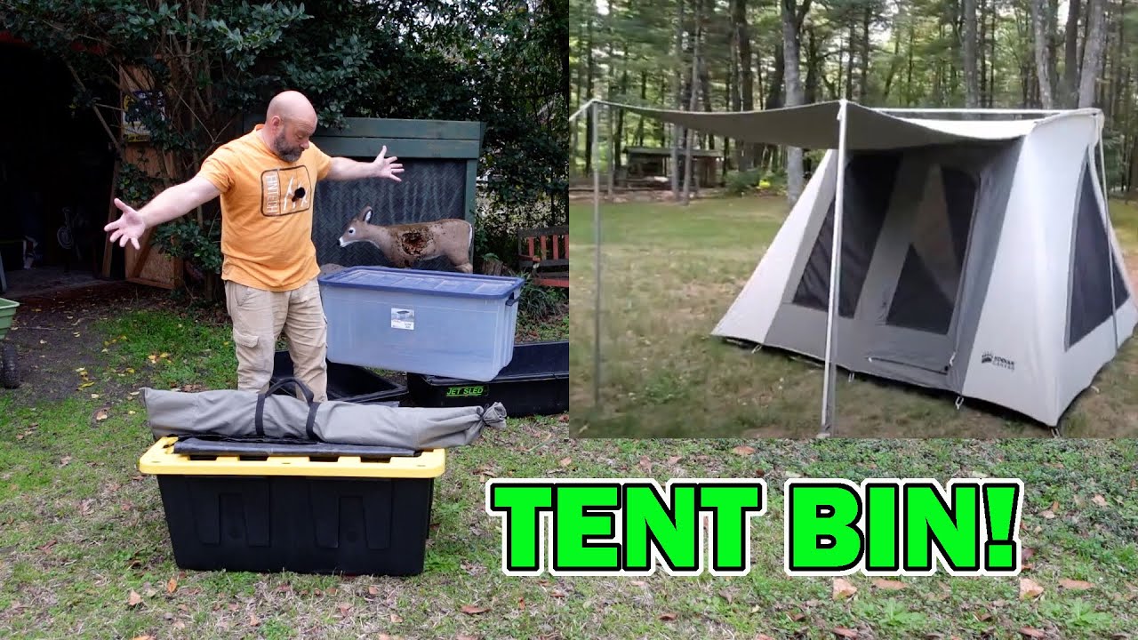 Kodiak Canvas Flex Bow Tent, Best Storage Bin Option, Why The Bin Matters For Truck Packing