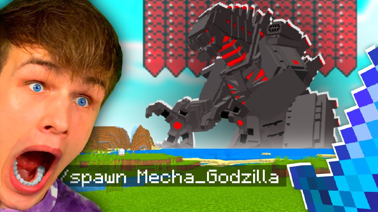 Extrémní GODZILLA vs MECHAGODZILLA v Minecraftu!
