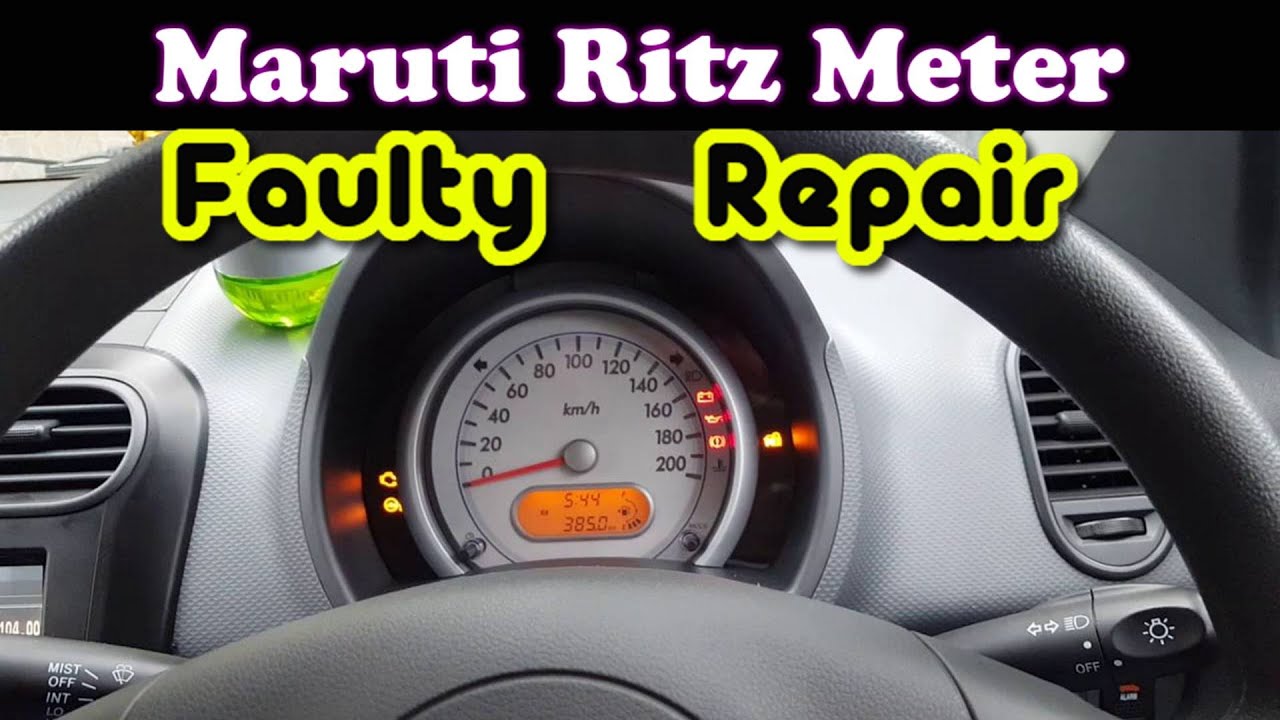 Maruti Ritz Instrument Cluster Faulty & Repair in tamil | Ritz instrument cluster problems repair