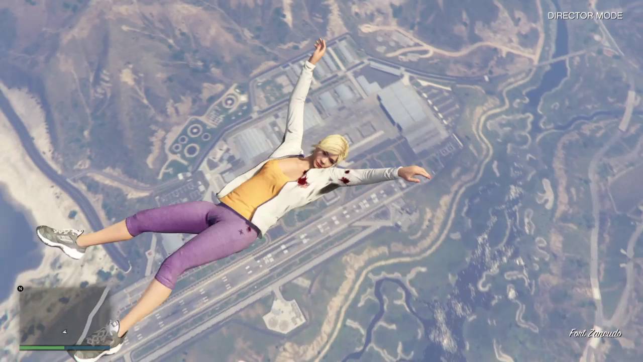 Grand Theft Auto V Tracey De Santa AKA Human Helicopter