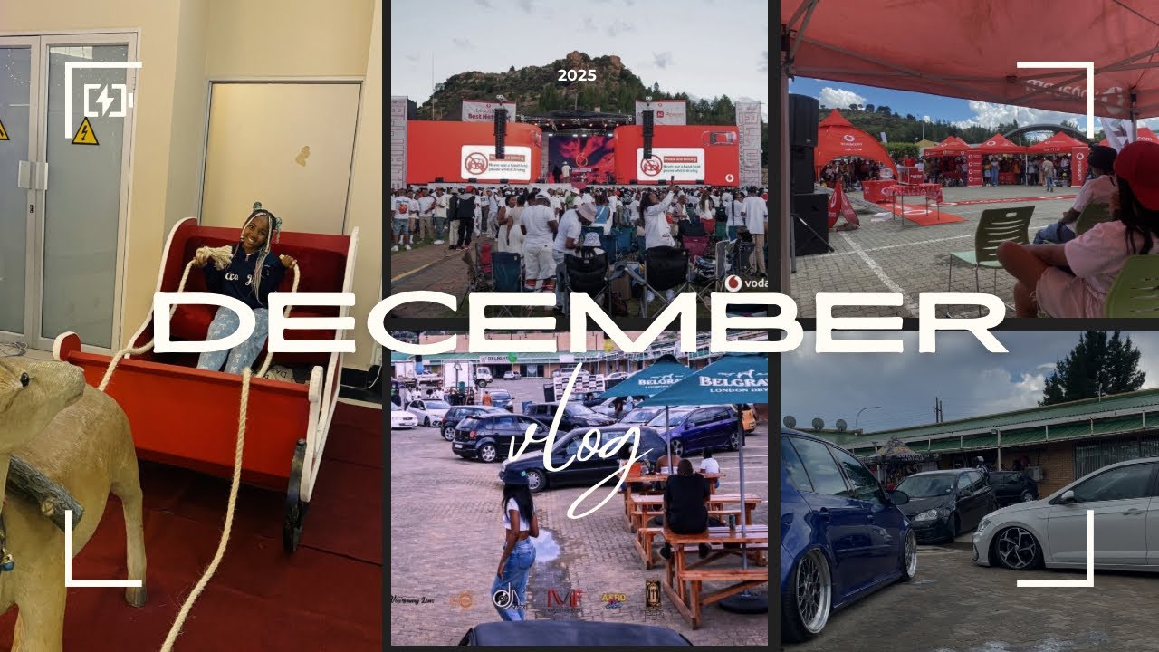 VLOG | THE CRASHOUT FEST | ALL WHITE FASHION FESTIVAL | December 25 | LESOTHO YOUTUBER