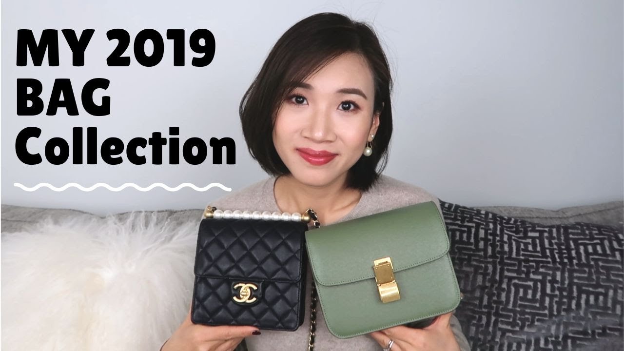 (eng sub)【包包合集】盘点2019年购入的17个包包 | LV | CHANEL | CELINE | LOEWE | VALEXTRA | BY FAR | MANU | YUZEFI