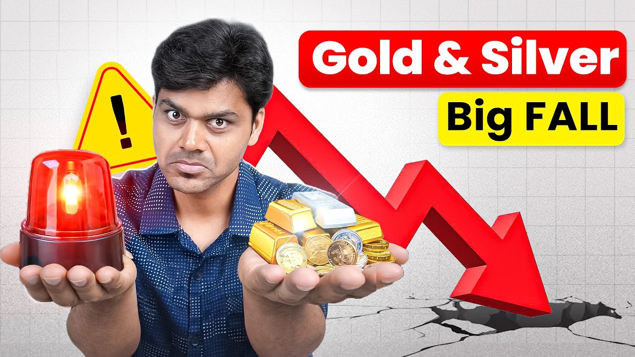 Gold & Silver Sudden Fall 💣 This Is NOT Normal