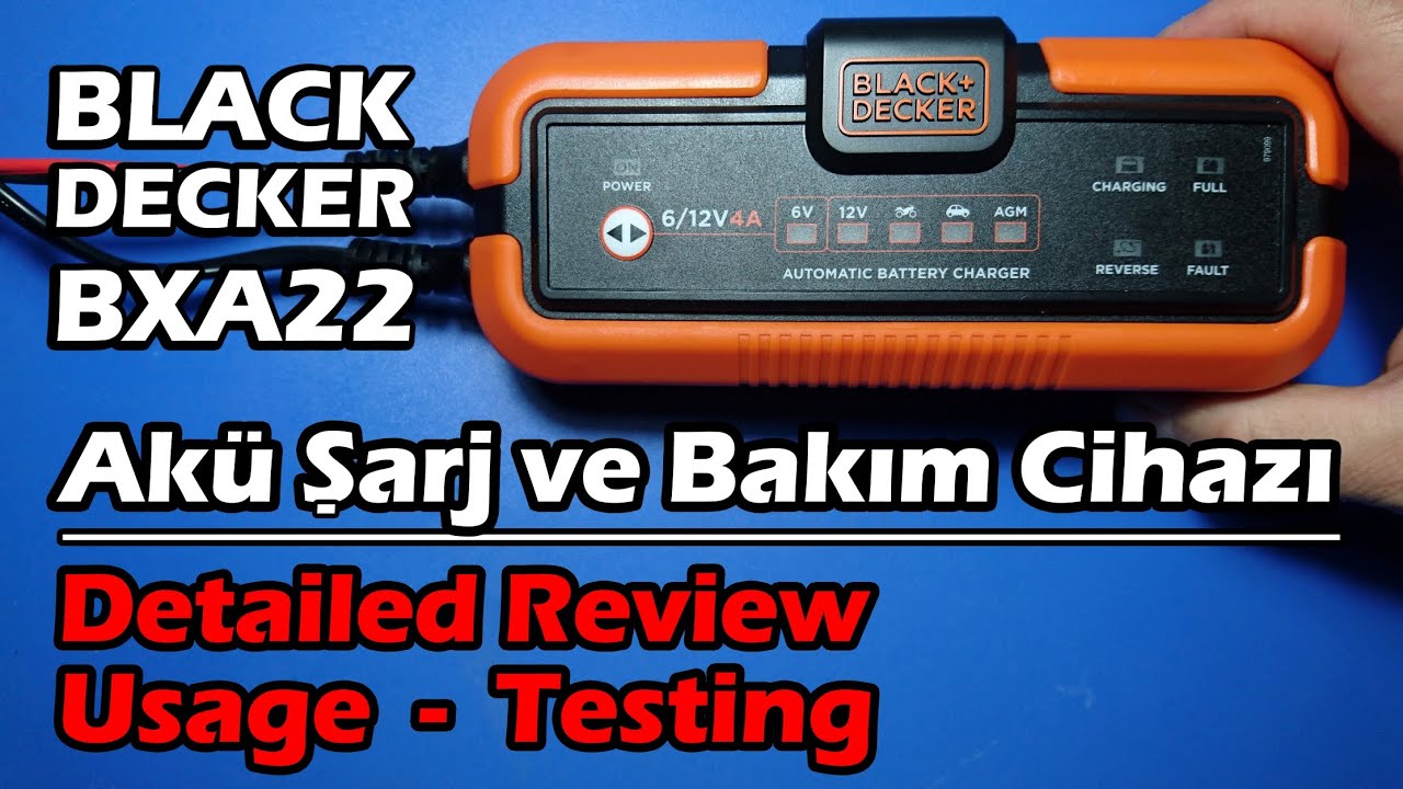Обзор интеллектуального зарядного устройства Black Decker BXAE00022