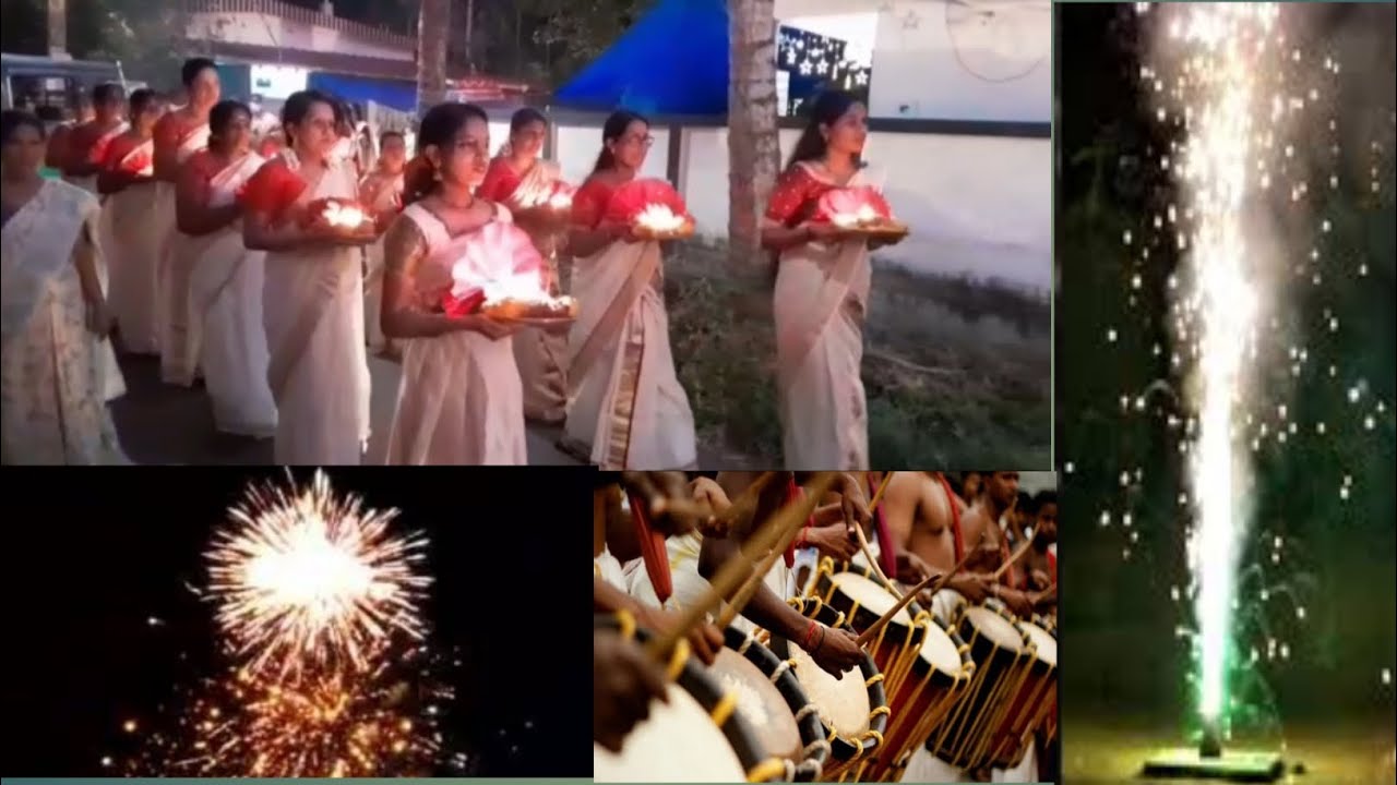 ചെറായി ശ്രീ ഗൗരിശ്വര ക്ഷേത്രത്തിലെ വലിയ ഗുരുതിയോടനുബന്ധിച്ചുള്ള താലം ഘോഷയാത്ര😍❤️