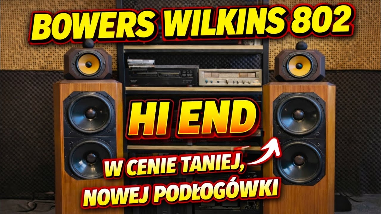 Bowers Wilkins 802 seria 80 - recenzja Audio Room Radomsko 