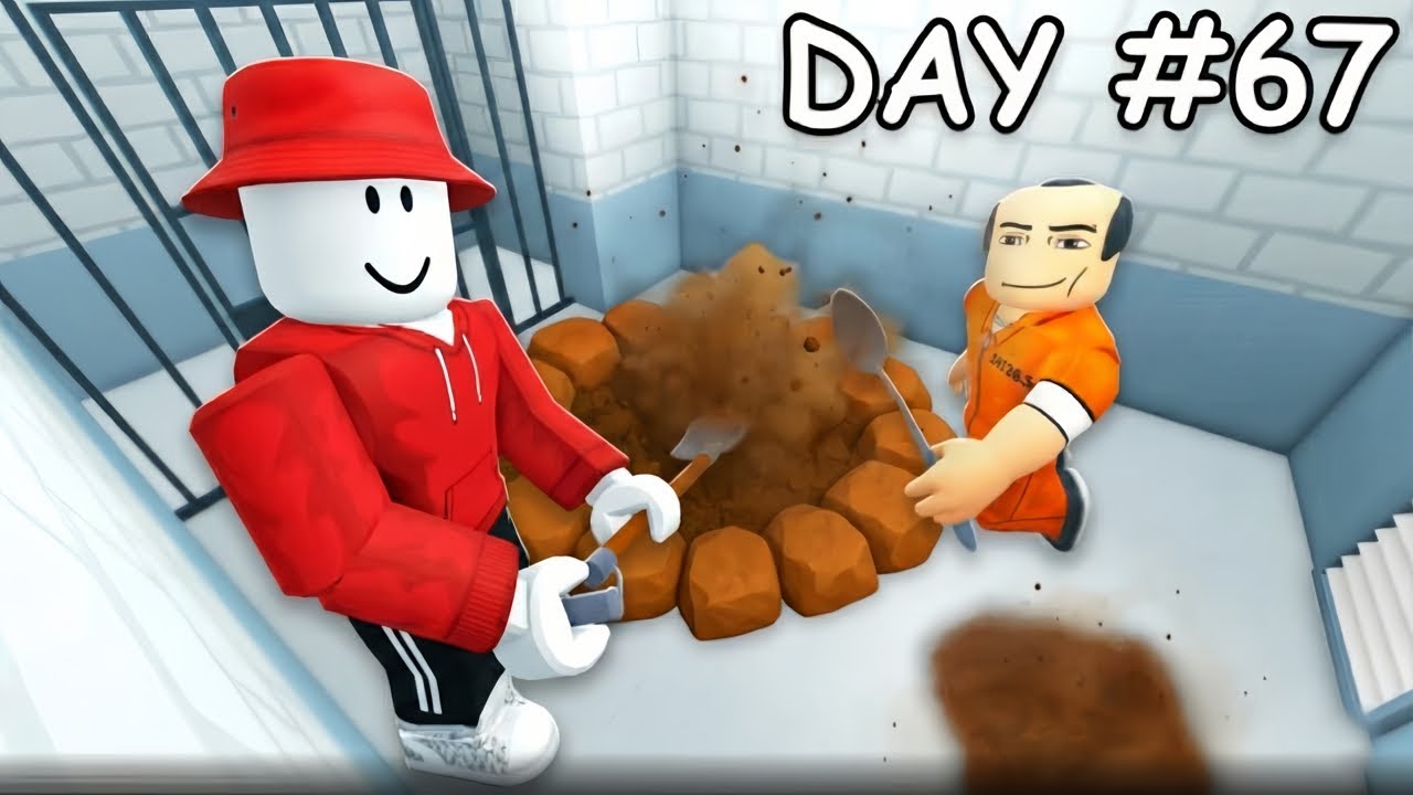 Escape de la PRISIÓN con solo una CUCHARA en Roblox...