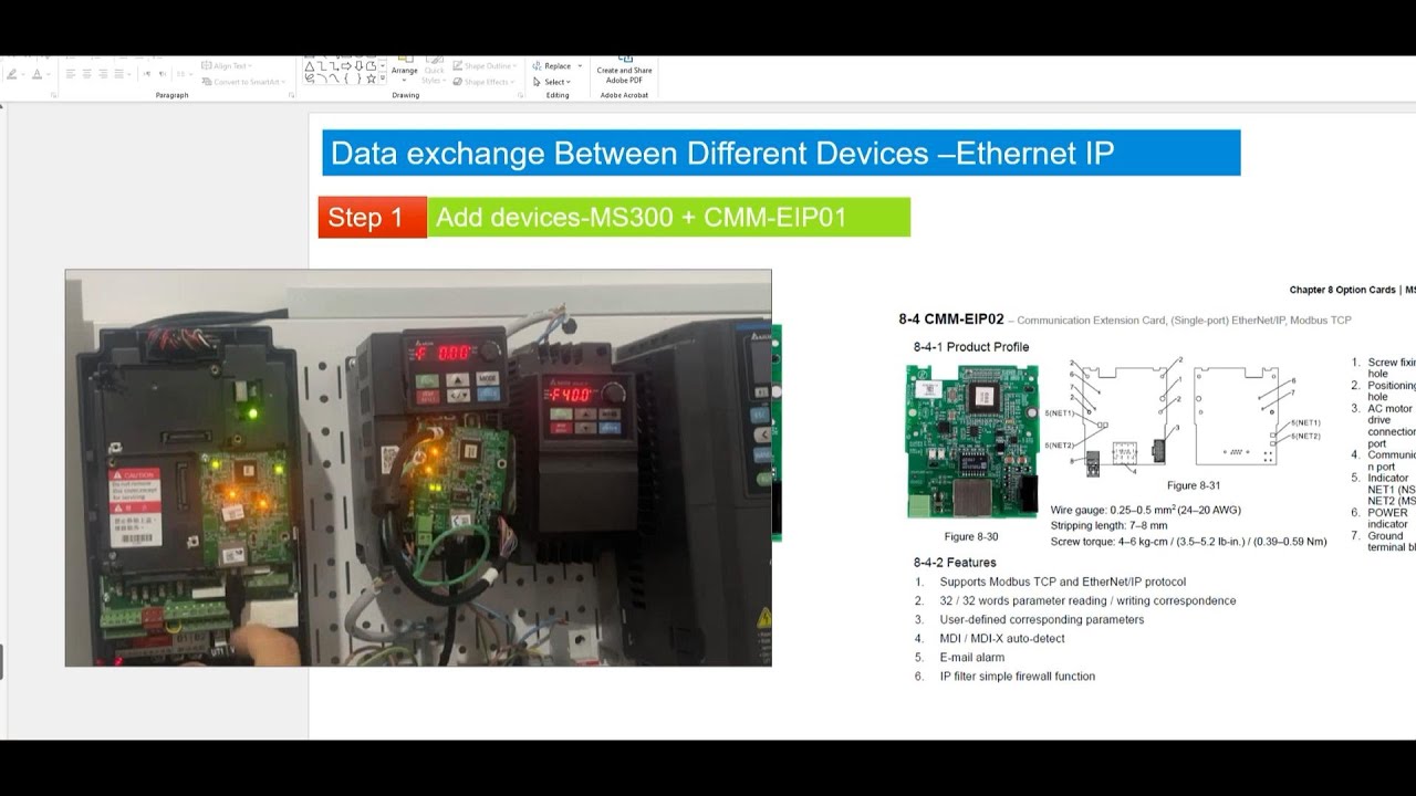 DIA Studio-6 Ethernet I/P Data exchange AS300 PLC