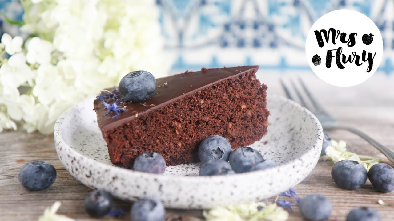 Gesunder Schokokuchen vegan, ohne Zucker