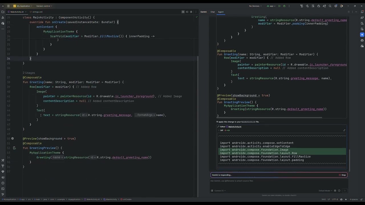 Crea una app en Android sin escribir codigo - Google Gemini AI Agents