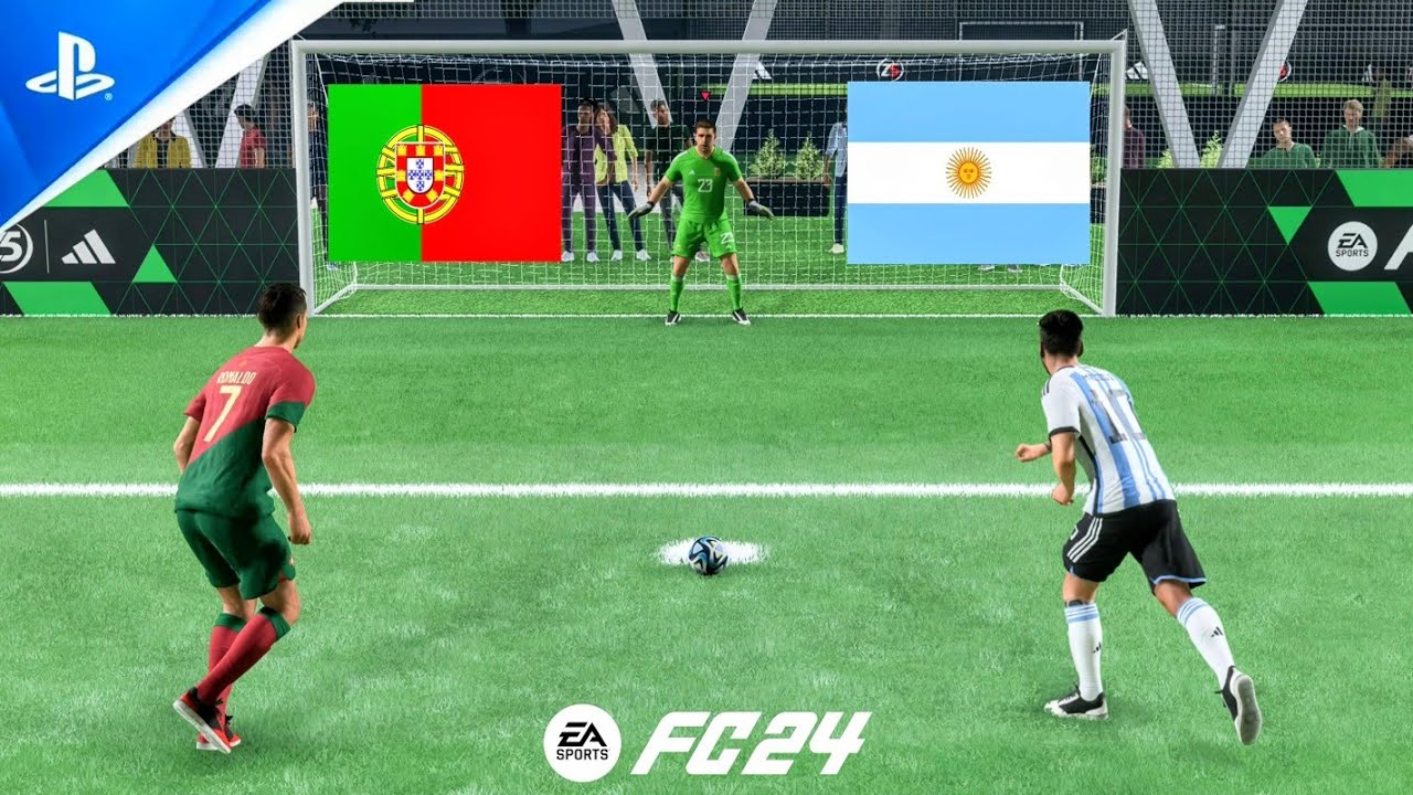 FC 24 Volta Football | Ronaldo vs Messi | Portugal vs Argentina | Penalty Shootout - PS5 Gameplay