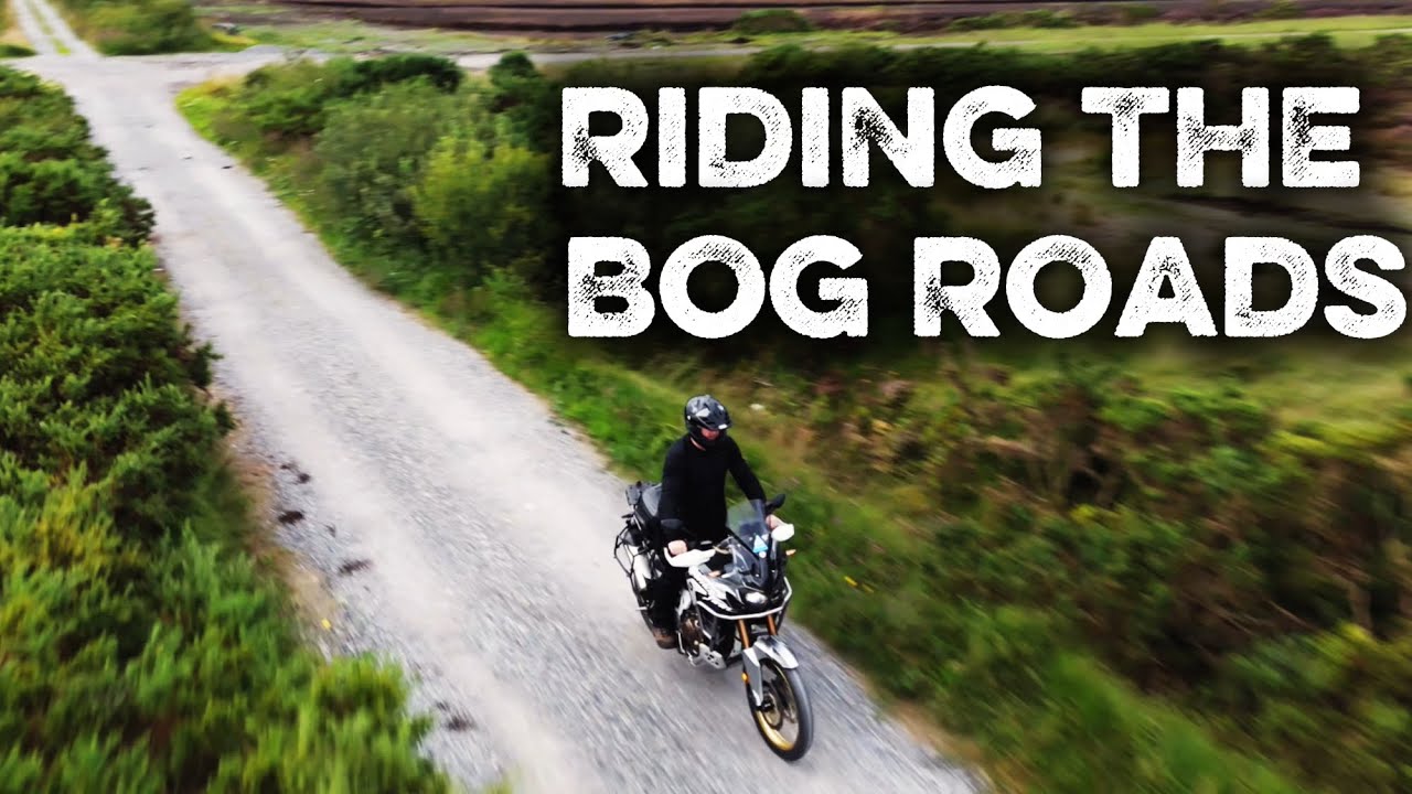 Riding Honda Africa twin off road 