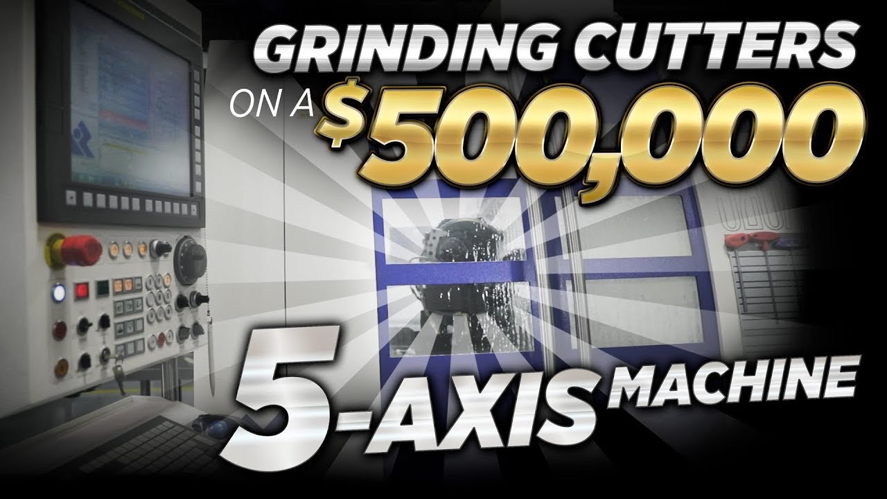 GRINDING Worlds Top Cutter on $500,000 5-Axis CNC Machine | Kennametal HARVI III