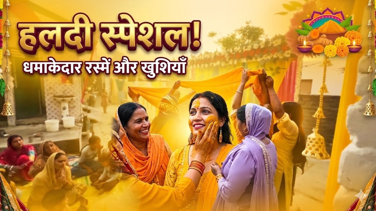 Haldi ki rasm or hamari masti 