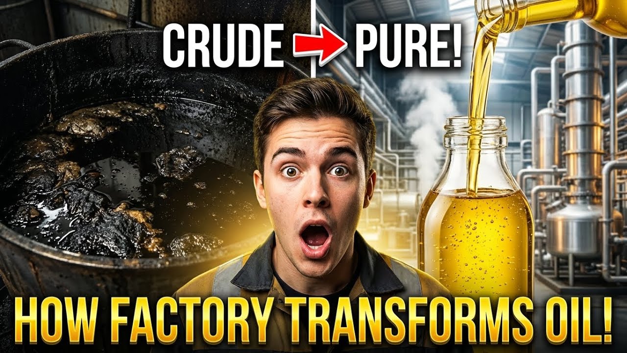 How Cooking Oil Is Refined in Factory | Step-by-Step RBD Process 2026