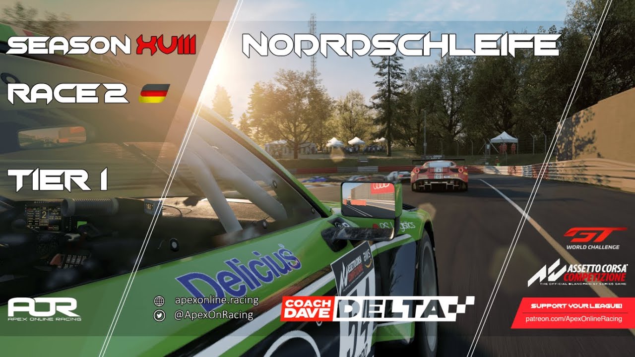 Assetto Corsa Competizione | Season XVIII | Race 2 | Tier 1 | PC | Nordschleife