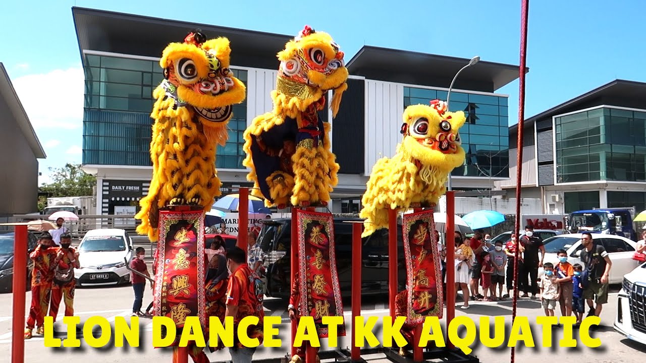 Keong Fatt Lion Dance at KK Aquatic & Pet, Kota Kinabalu (1/2/2022)