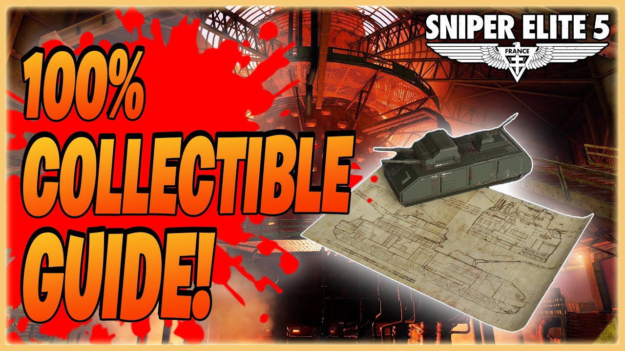 100% Collectibles Guide - Mission 4: War Factory | Sniper Elite 5 Gameplay