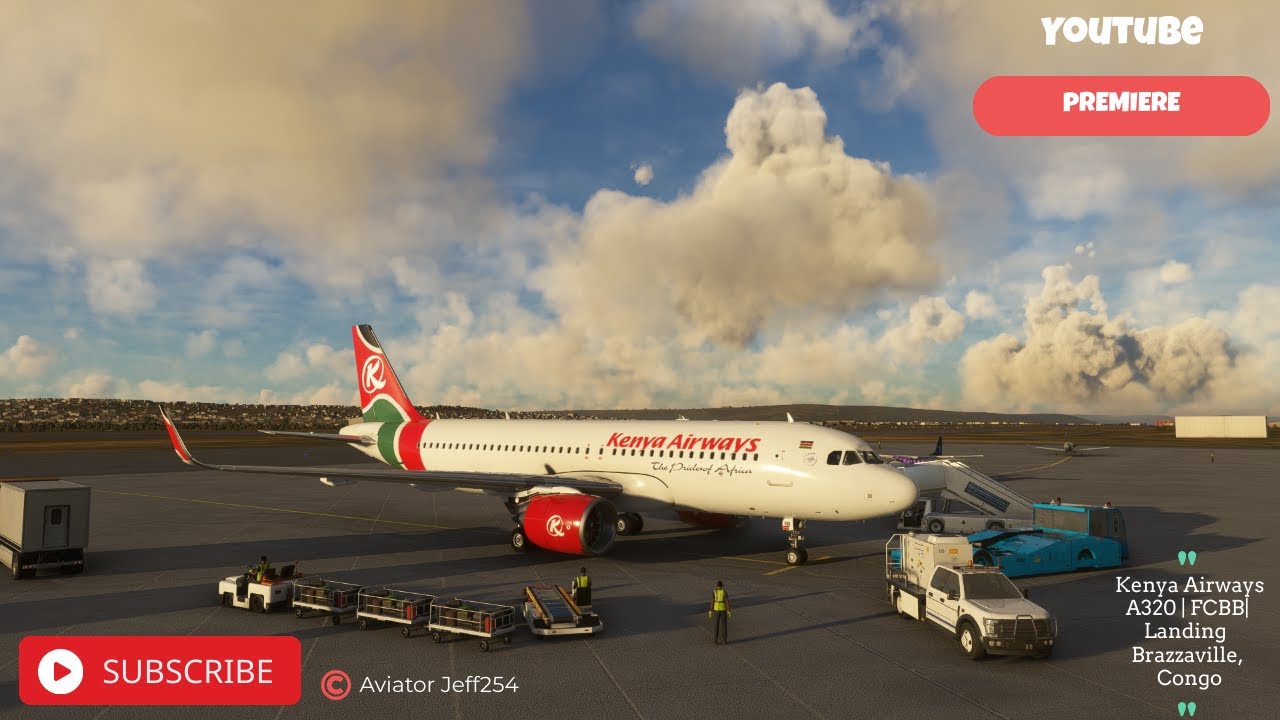 Kenya Airways Take-Off Runway 23 | Maya&ndash;Maya Airport, Brazzaville