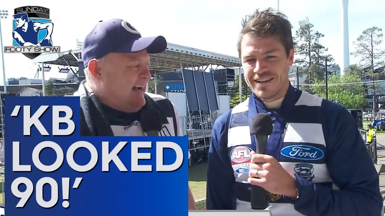Isaac Smith on becoming the oldest player to win the Norm Smith - Sunday Footy Show | Footy on Nine