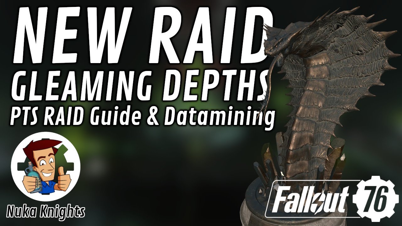 Fallout 76 PTS: Гайд по рейдам &laquo;Gleaming Depths&raquo; и датамайнинг (Все награды)