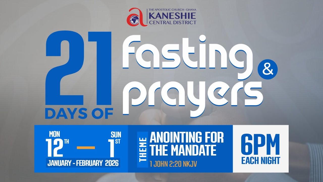 21 DAYS FASTING AND PRAYERS || DAY 21|| 01/02/2026 || SECOND SERVICE