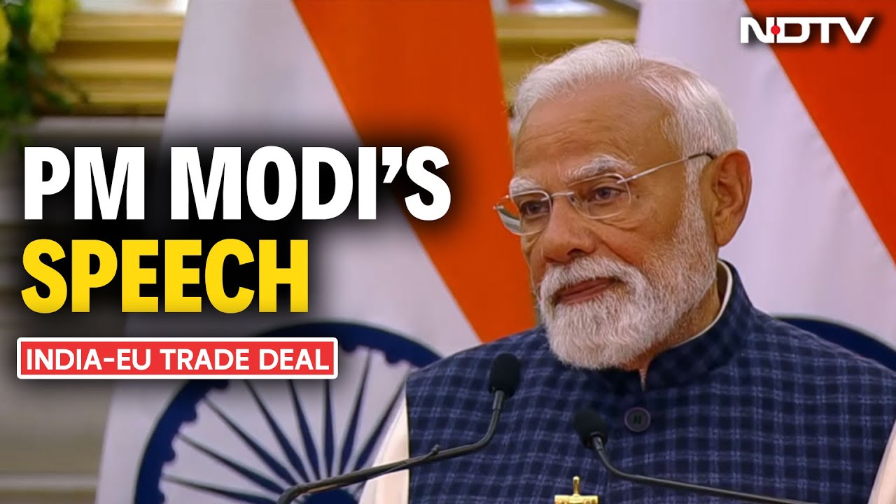 PM Modi News Today | India, European Union Sign Free Trade Agreement | PM Modi's Speech