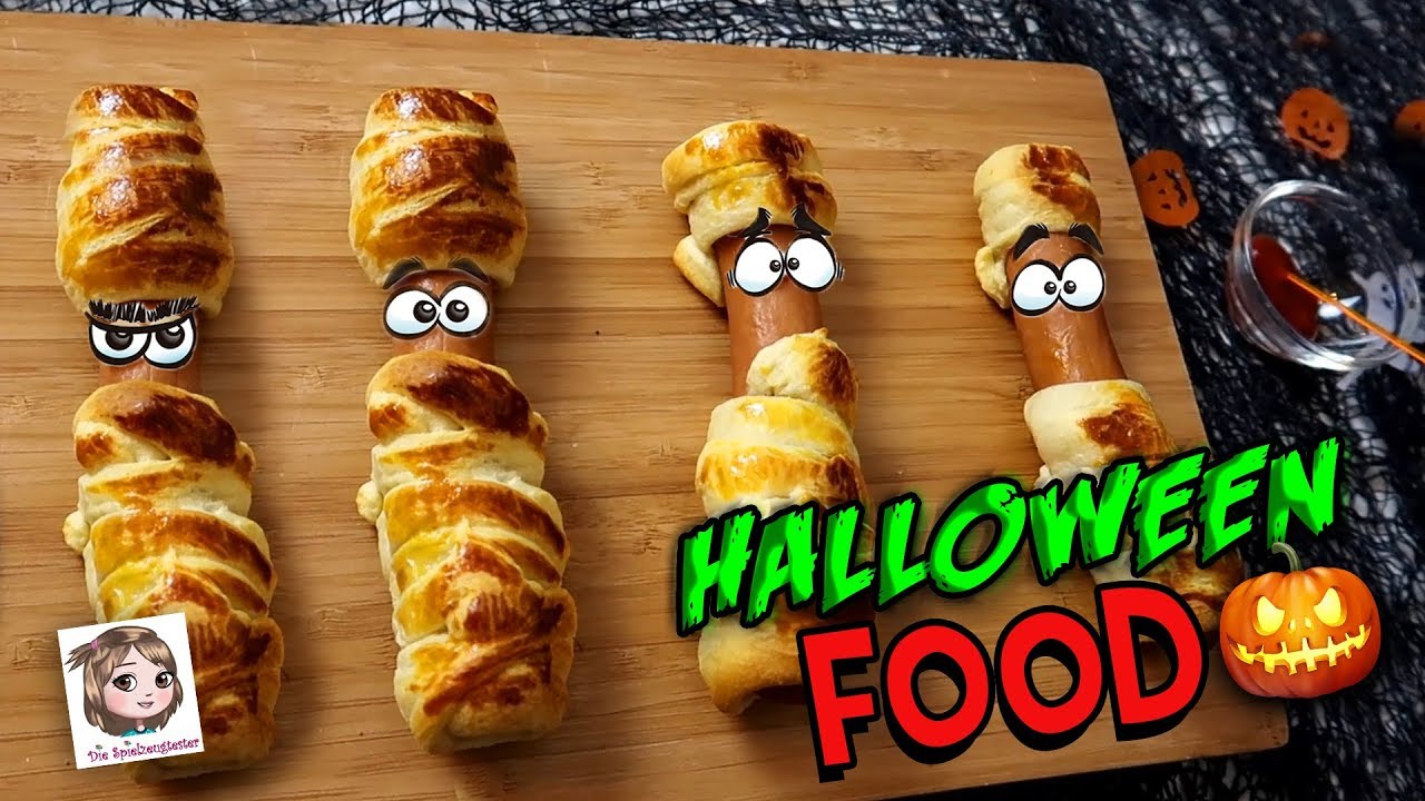 HALLOWEEN MUMIEN SNACK 🎃 Mit Hannah in der Küche 🍴 Mummy Hotdog
