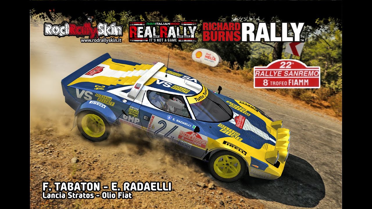 TABATON - RADAELLI - Lancia Stratos -  Rallye Sanremo 1980