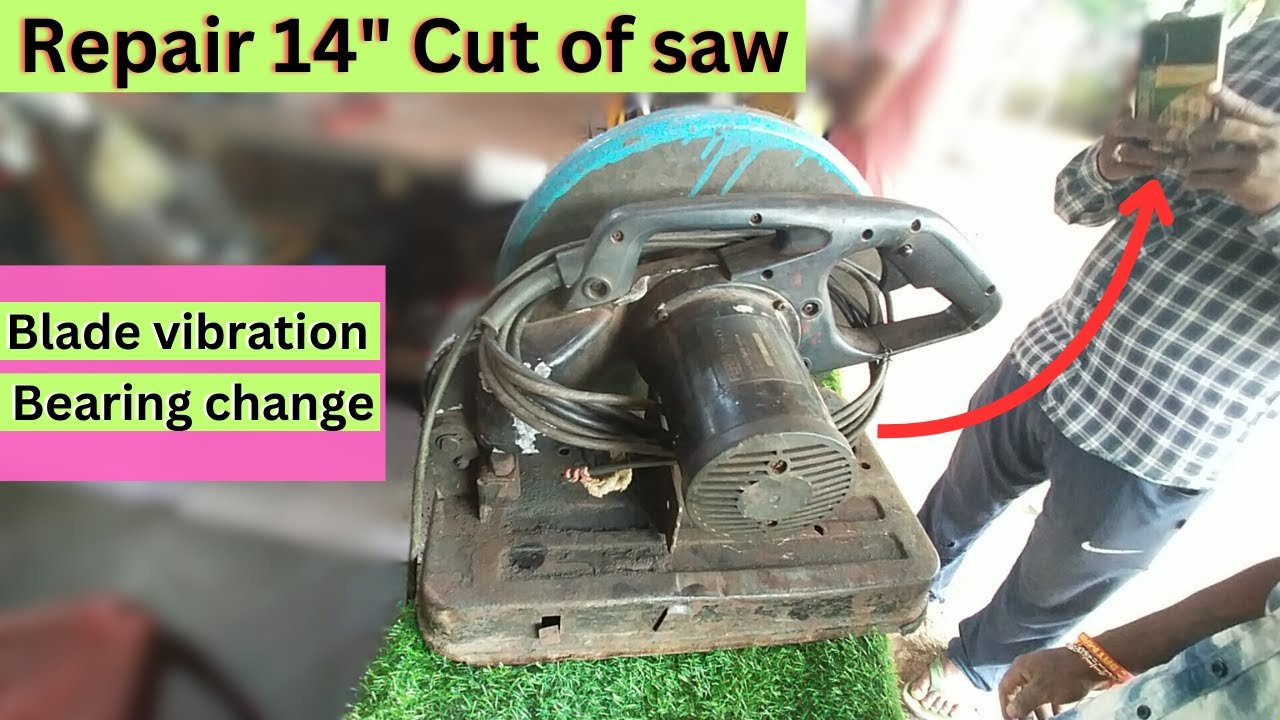 Repair cut of saw machine | blade vibration and sound problemsolve Technical sritam