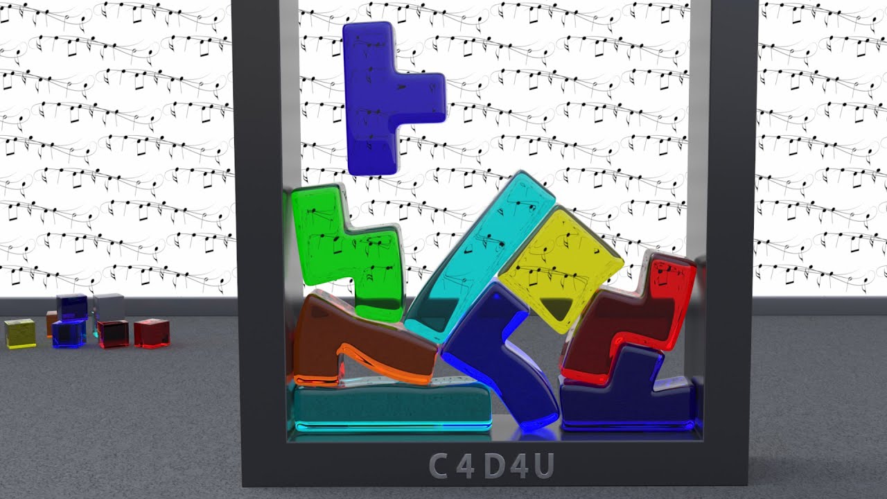 SOFTBODY TETRIS V23 🤣😋 ALL MISPLACED ❤️ C4D4U
