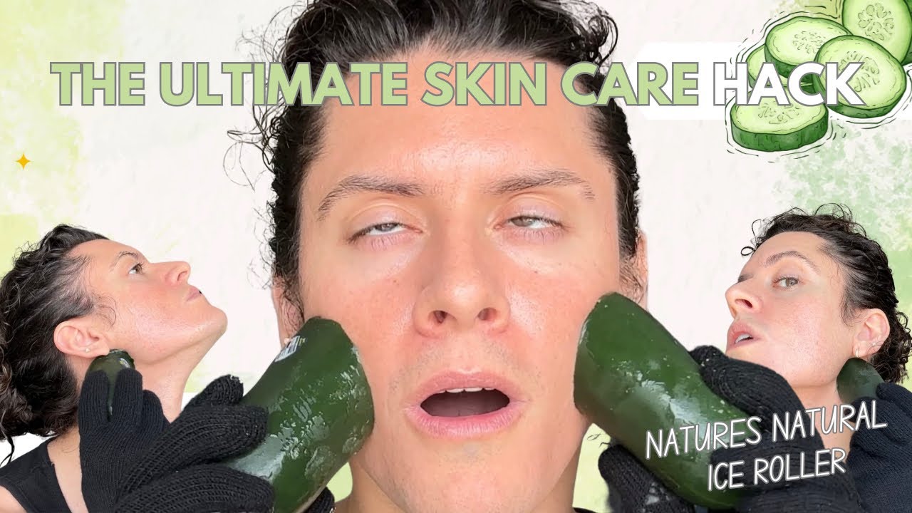 The frozen cucumber facial, Natures natural ice roller