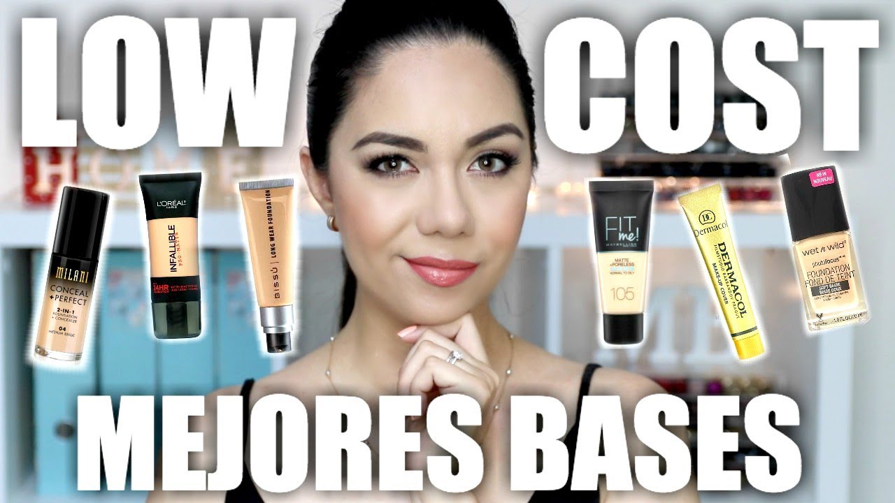 LAS MEJORES BASES DE MAQUILLAJE ECONÓMICAS | MARIEBELLE COSMETICS