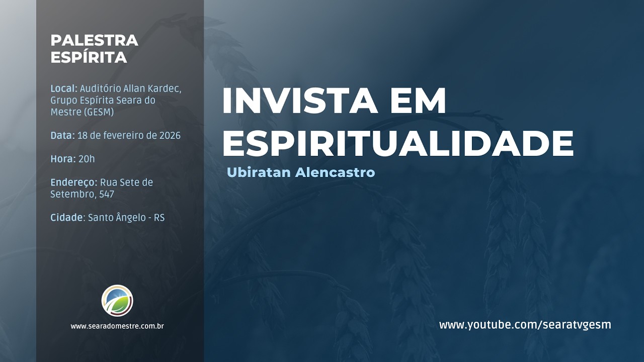 INVISTA EM ESPIRITUALIDADE - Ubiratan Alencastro | Palestra Espírita
