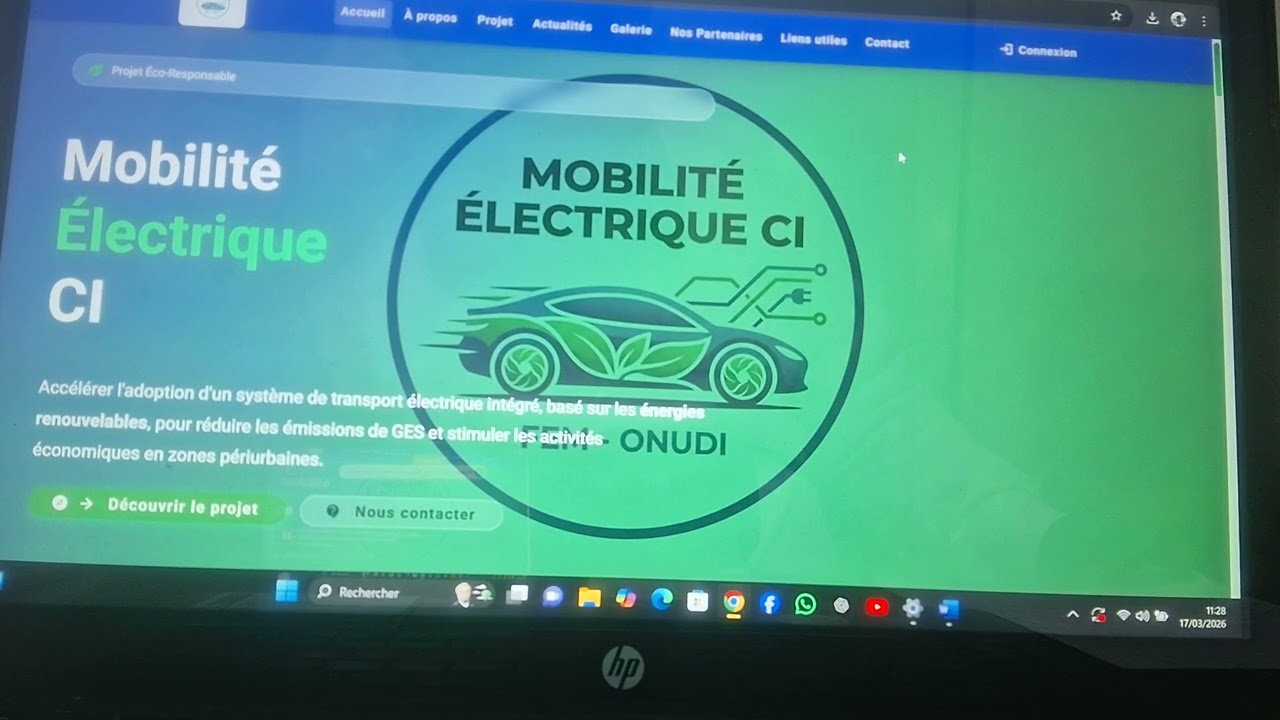 Présentation du site internet du projet 