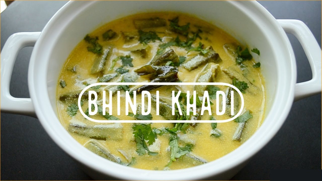 Bhindi Khadi | Okra in Yogurt/ Curd Sauce