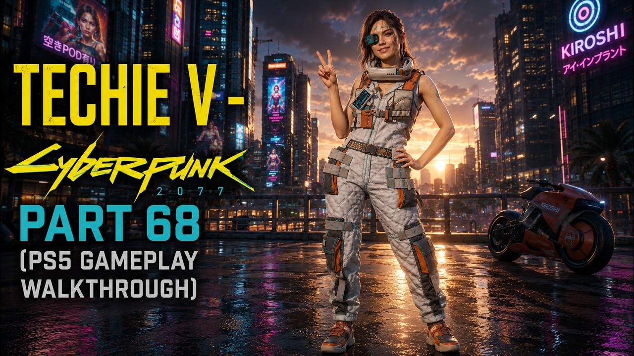 Techie V - Cyberpunk 2077 Part 68 (PS5 Gameplay Walkthrough)
